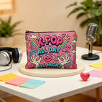 K-Pop Aesthetic Foldable Makeup & Travel Toiletry Bag Cosmetic Travel Bag Richie's
