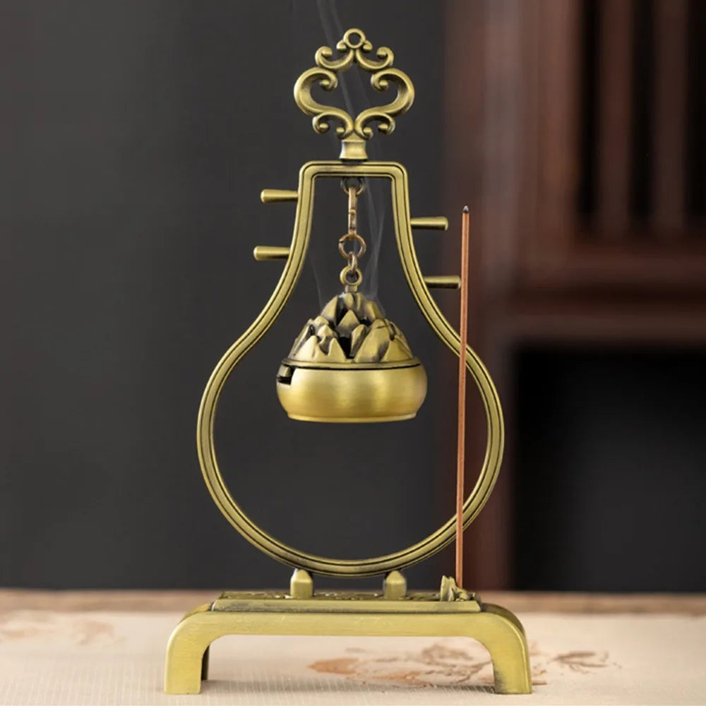 Chinese Style Zinc Alloy Hanging Incense Burner & Holder Incense Burner Richie's 3