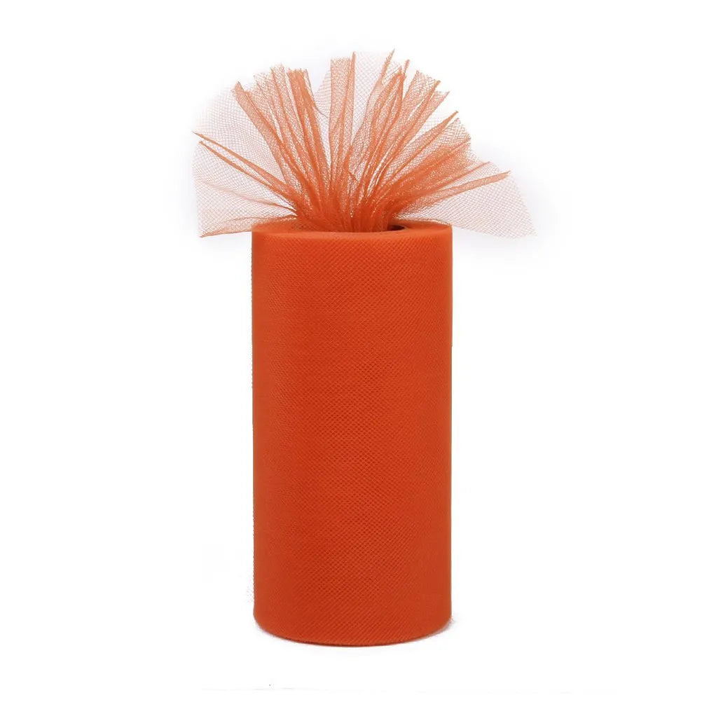 Orange Tulle Roll 22M x 15CM – Wedding & Party Decoration Tulle Decoration Roll Richie's