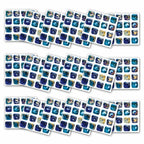 18pcs Peel & Stick PVC Mosaic Wall Tiles – 3.93in Adhesive Wall Tile Stickers Richie's Cat Eye Square