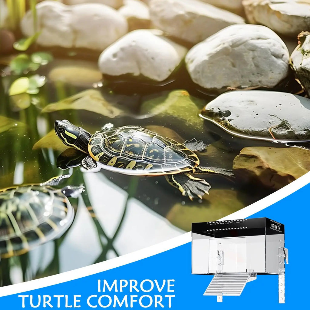 Turtle Tank Basking Dock with Anti-Slip Ramp – 2 Sizes Reptile Basking Dock Richie's