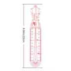 Fashion Illustration Template Ruler – Clothing Design & Quilting Clothing Design Ruler Richie's A8
