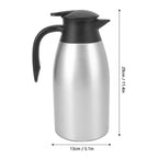 2L Stainless Steel Vacuum Insulated Coffee & Tea Pot Vacuum Insulated Carafe Richie's