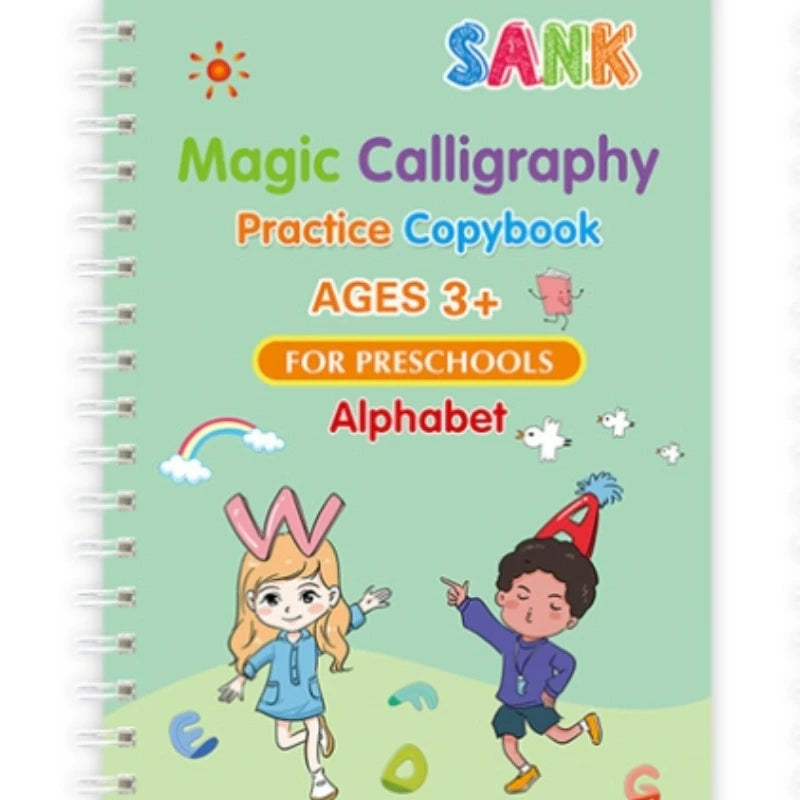 Reusable Magic Practice Copybook for Kids – English Writing Kids Practice Copybook Richie's Alphabet 1pc