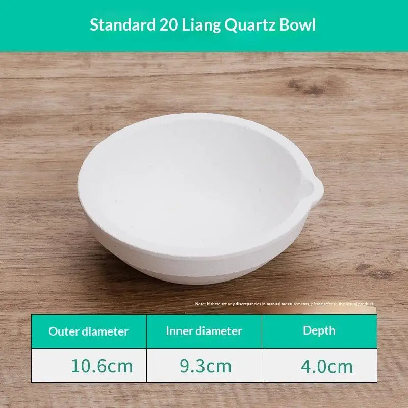Quartz Crucible 100g–5000g | Gold Silver Platinum Melting Tool Melting Crucible Richie's A5