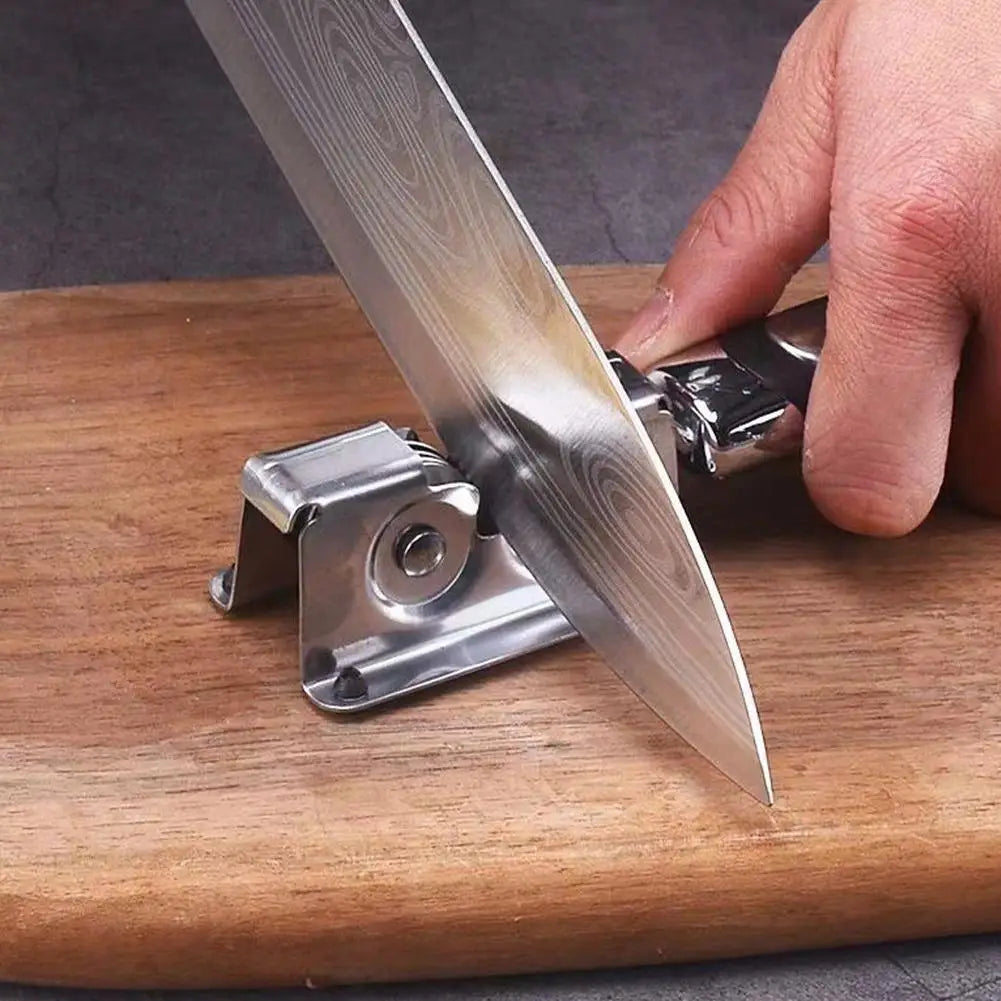 Rotating Wheel Knife Sharpener – Manual Ergonomic Kitchen Tool Knife Sharpener Richie's