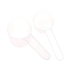 10-Pack PP Plastic Measuring Spoons with Scale | Kitchen Baking Measuring Spoon Set Richie's