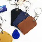PU Leather Mini Card Holder Keychain – ID & Access Card Case Card Holder Keychain Richie's