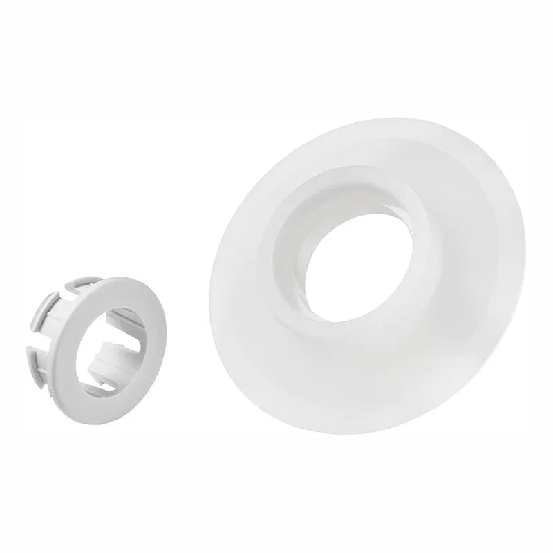 Silicone Toilet Flush Valve Washer Seal with Clip Kit Flush Valve Seal Kit Richie's white