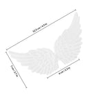 12Pcs White Mini Angel Wing Fabric Patches for DIY Crafts Fabric Craft Patches Richie's