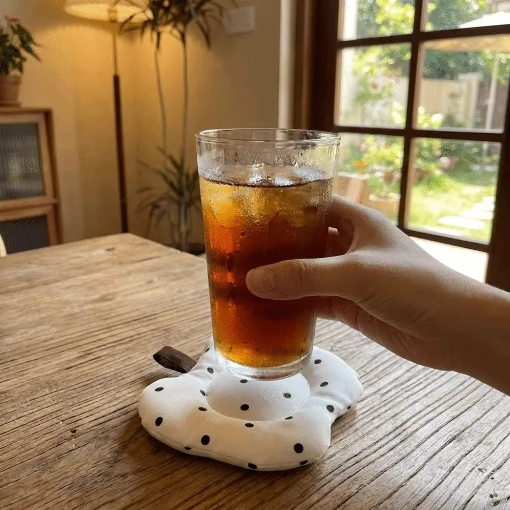 Apple Shape Cotton Coaster – Heat Resistant Washable Table Mat Kitchen Coaster Mat Richie's