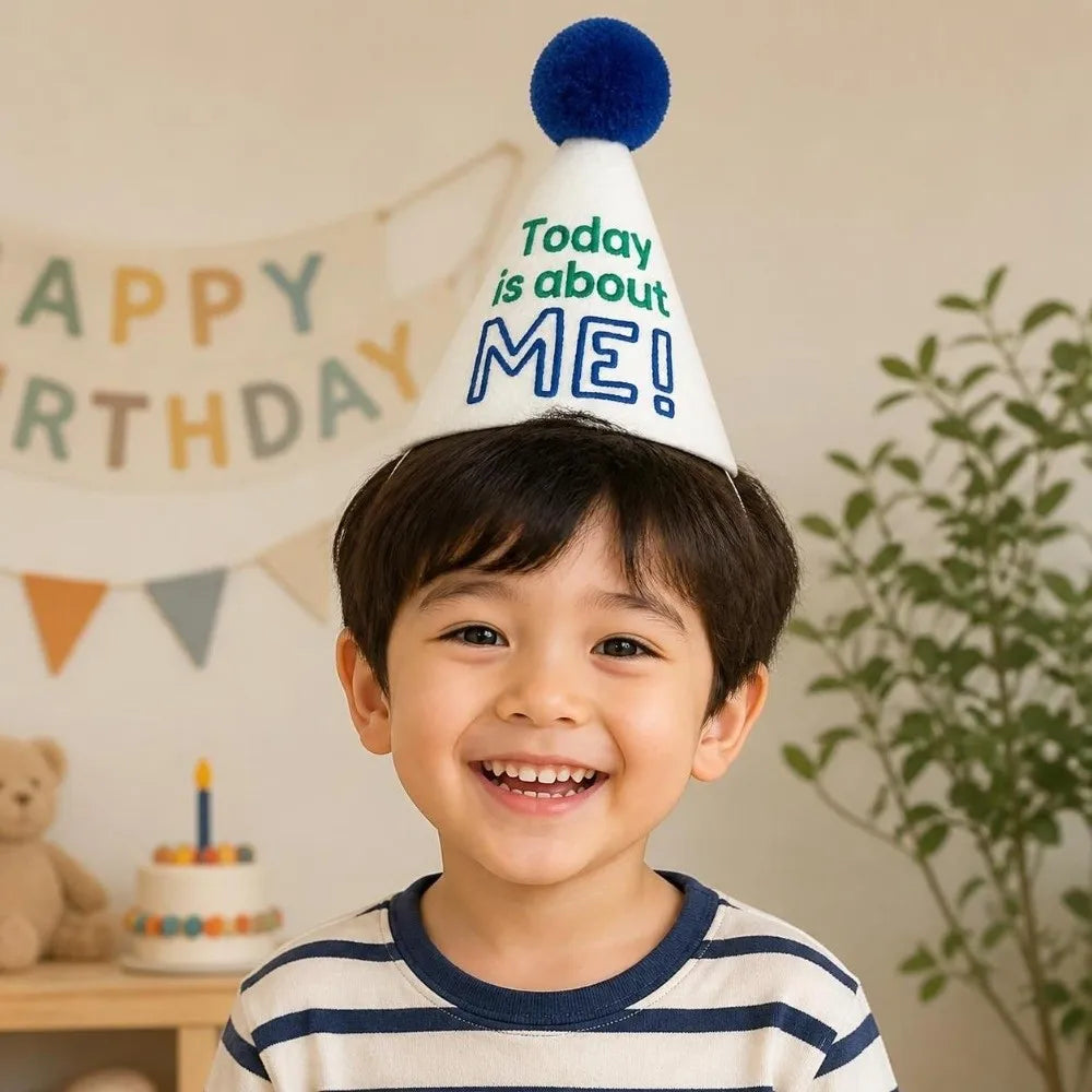 Hand-Drawn Graffiti Birthday Hat – Non-Woven Party Hat Birthday Party Hat Richie's