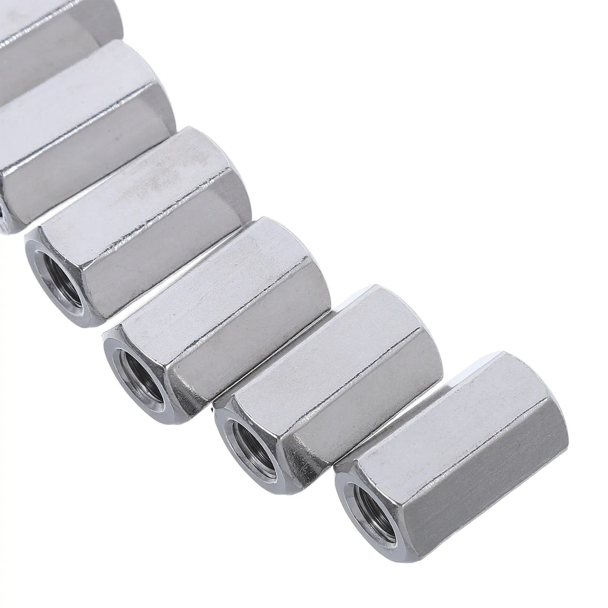 20Pcs M10 Stainless Steel Hex Coupling Nuts – Rod Connector Hex Coupling Nuts Richie's