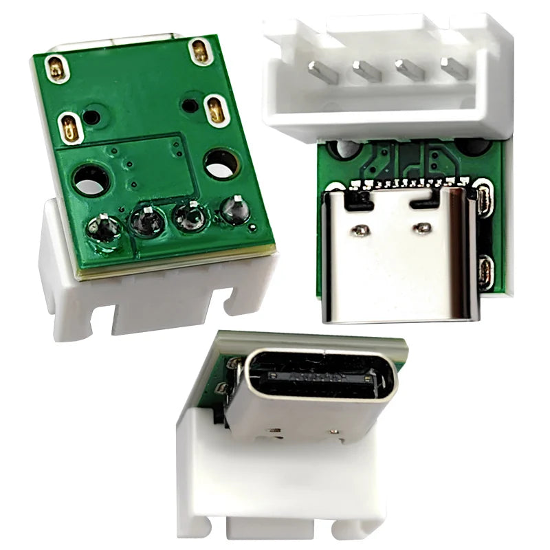 USB 3.1 Type-C 16-Pin PCB Test Adapter Connector Socket USB-C PCB Adapter Richie's