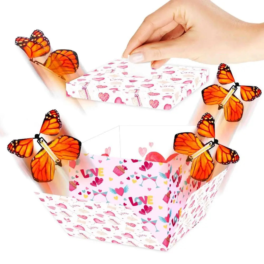 Pop-Up Flying Butterfly Surprise Gift Box | Birthday & Party Surprise Gift Box Richie's F