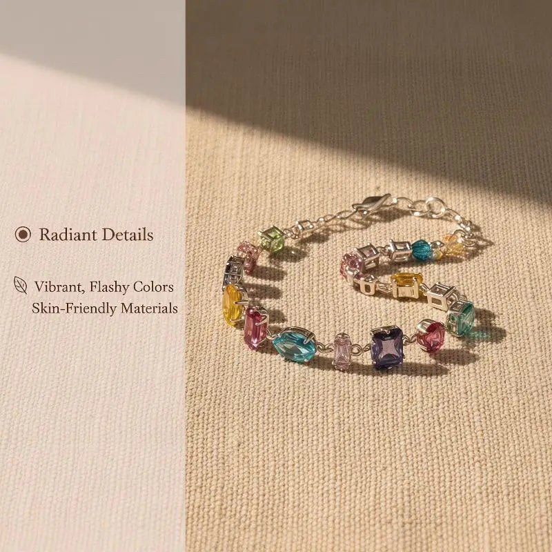 Sparkling Zircon Crystal Bracelet for Women | Y2K Style Fashion Bracelet Richie's