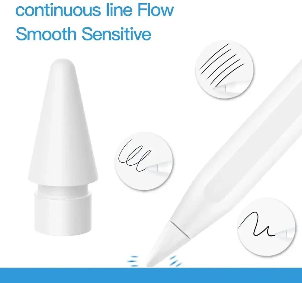 Apple Pencil Replacement Tips – Smooth Nibs for 1st & 2nd Gen Stylus Replacement Tips Richie's