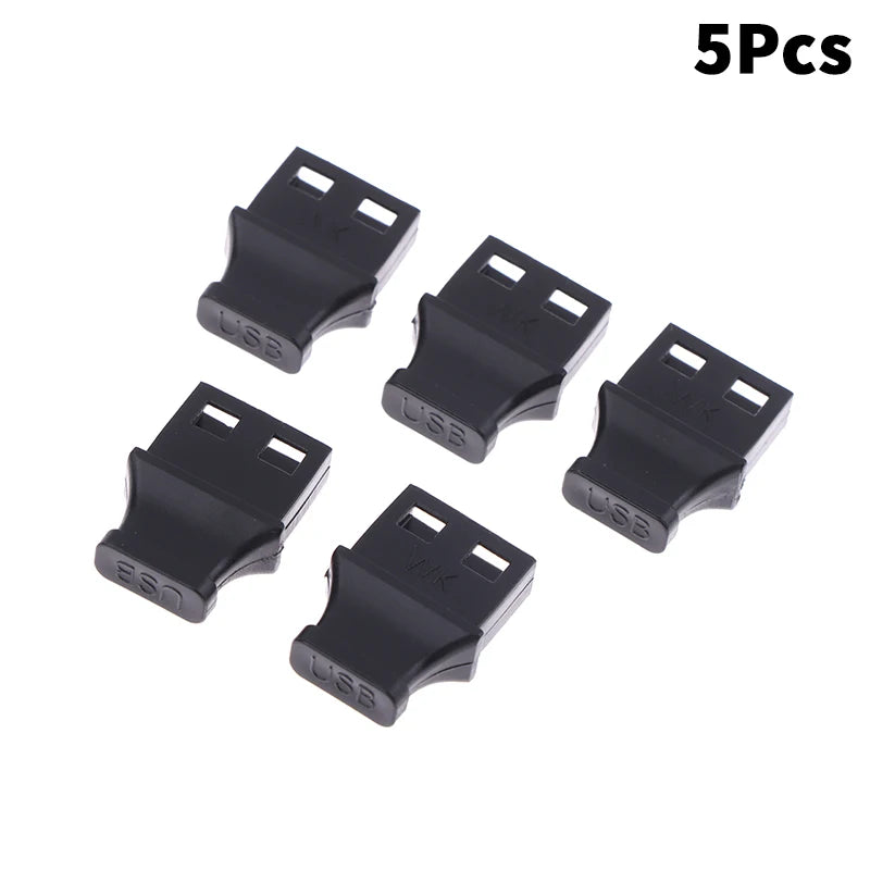 USB Type-A Anti-Dust Port Covers with Handle – 5/10 Pack USB Port Protector Richie's 5Pcs