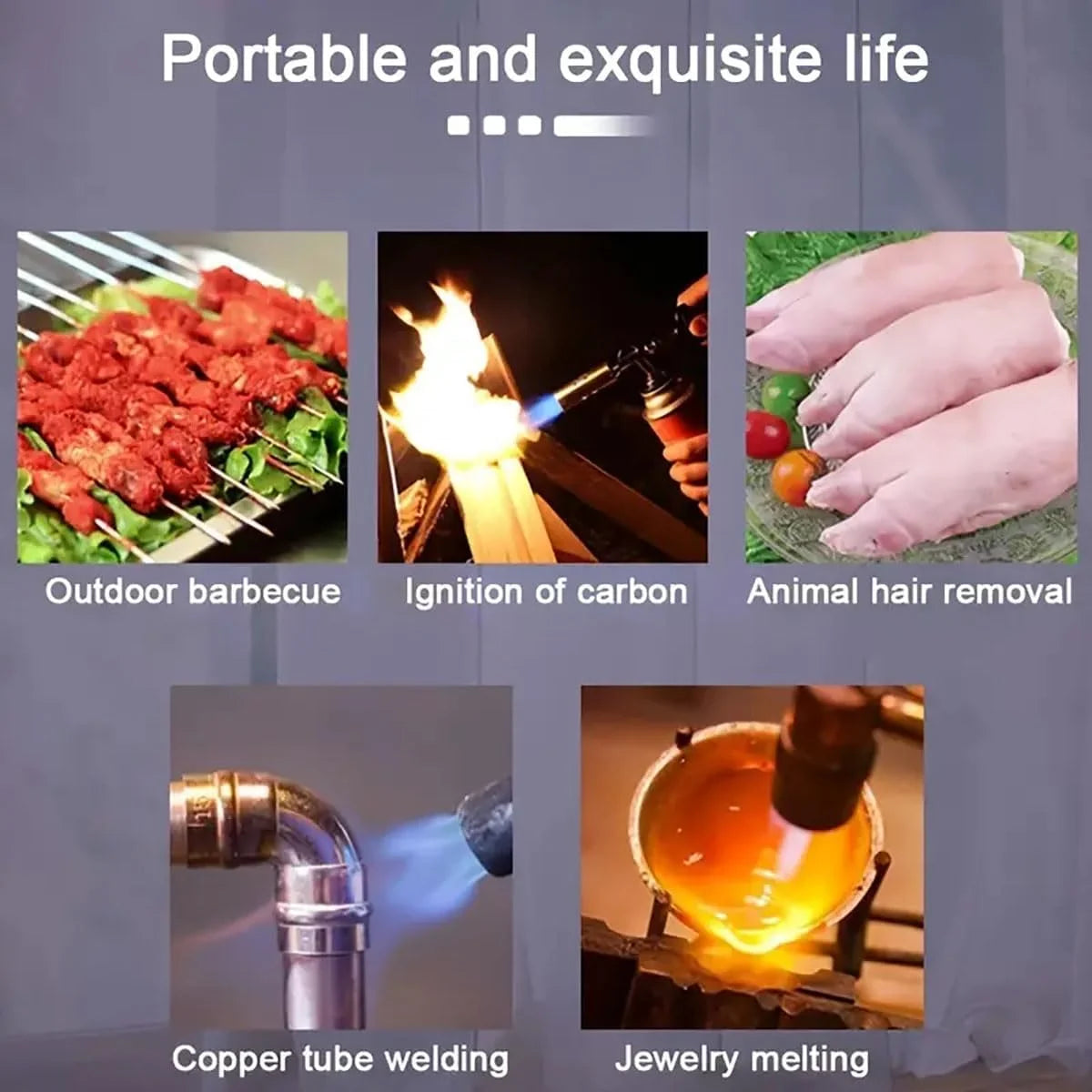Butane Gas Torch Lighter – Adjustable Flame for BBQ & Camping Butane Torch Lighter Richie's
