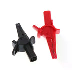 4mm Banana Socket Safety Alligator Clips 1000V/10A – 2Pcs Electrical Test Clips Richie's