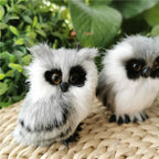 Grey & White Artificial Foam Owl Figurine – Home & Garden Decor Decorative Figurine Richie's