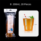Clear Plastic Disposable Cups | Transparent Mousse Cups 10/20pk Disposable Cups Richie's B 200ml 20pcs