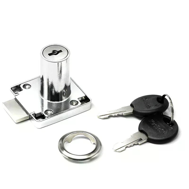 HUXUAN Drawer Cabinet Cam Lock with 2 Keys – Stainless Steel Cabinet Cam Lock Richie's