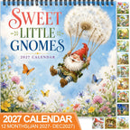 2027 Sweet Little Gnomes Wall Calendar | Spiral-Bound 12-Month Wall Calendar Richie's