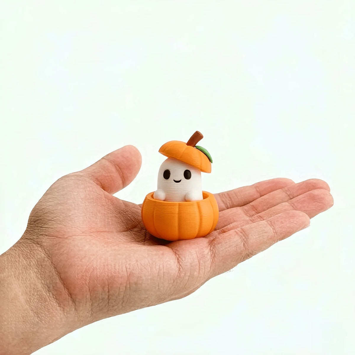 3D-Printed Halloween Pumpkin Ghost Figurine Desktop Decor Set Halloween Figurine Set Richie's
