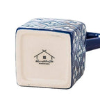 Blue Printed Ceramic Oil & Vinegar Pot with Handle 250ml Ceramic Oil Pot Richie's