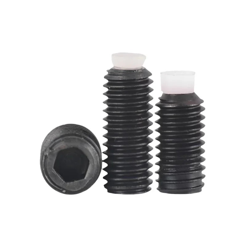 M2–M5 Grade 12.9 Black Hex Socket Nylon-Tip Grub Set Screws Grub Set Screws Richie's