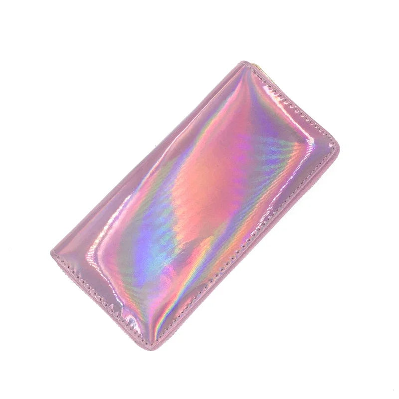 Holographic Laser Women's Wallet Long Zipper Purse & Card Holder Women's Long Wallet Richie's