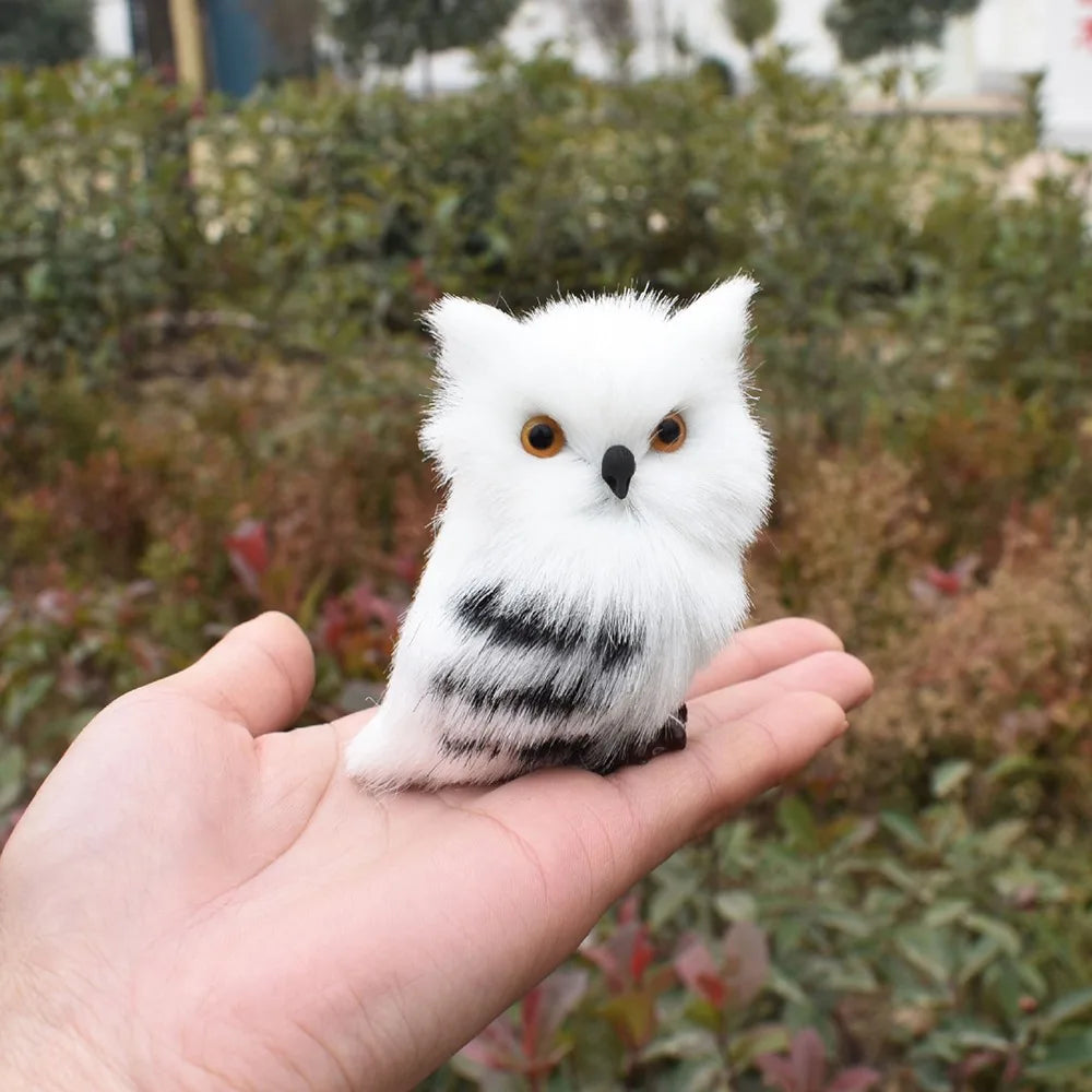Faux Fur Animal Christmas Ornaments – Owl Bunny Squirrel Christmas Ornament Richie's Owl