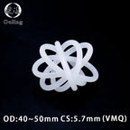 5-Pack White VMQ Silicone O-Rings CS5.7mm OD30–50mm Gasket Silicone O-Ring Gasket Richie's