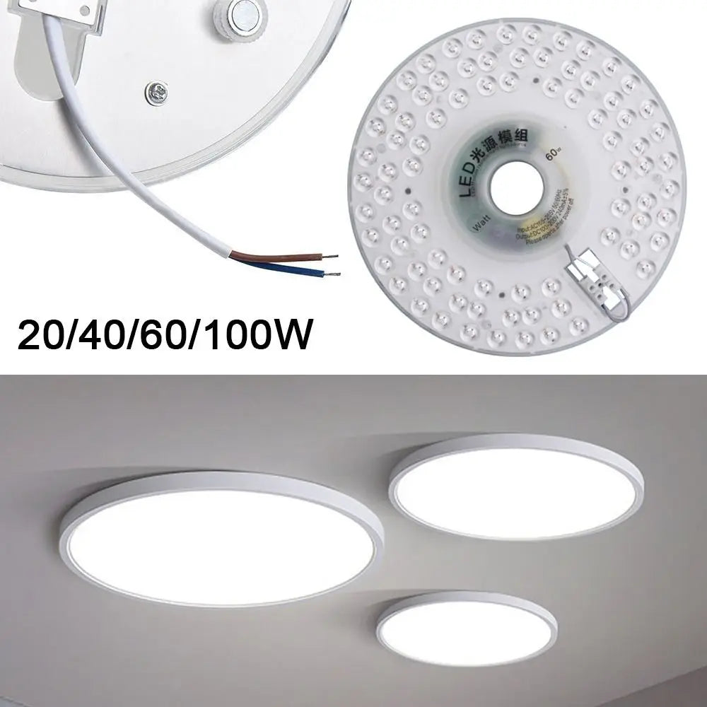 Round LED Panel Light 20W–100W Dimmable Flush Mount Ceiling LED Panel Light Richie's