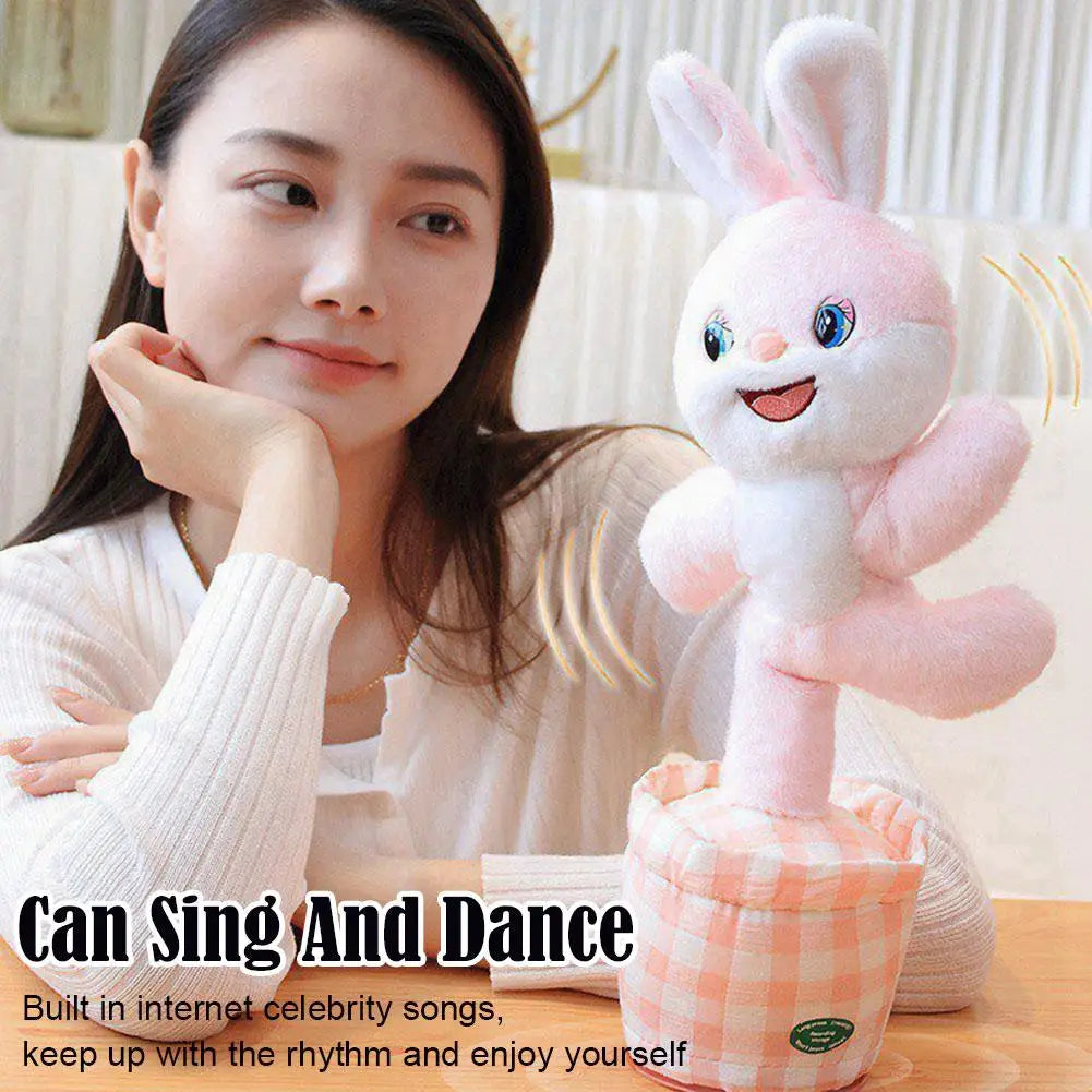 Talking Dancing Bunny Plush Toy – Sings, Repeats & Wiggles Interactive Plush Toy Richie's