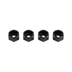 4Pcs 5mm–7mm Hex Wheel Hub Adapters for SCX24 WPL MN RC Car RC Car Upgrade Parts Richie's Black