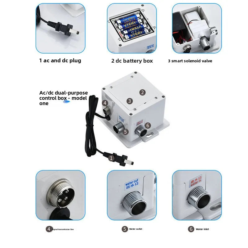 Automatic Infrared Sensor Faucet – Hot & Cold Basin Tap Sensor Basin Faucet Richie's