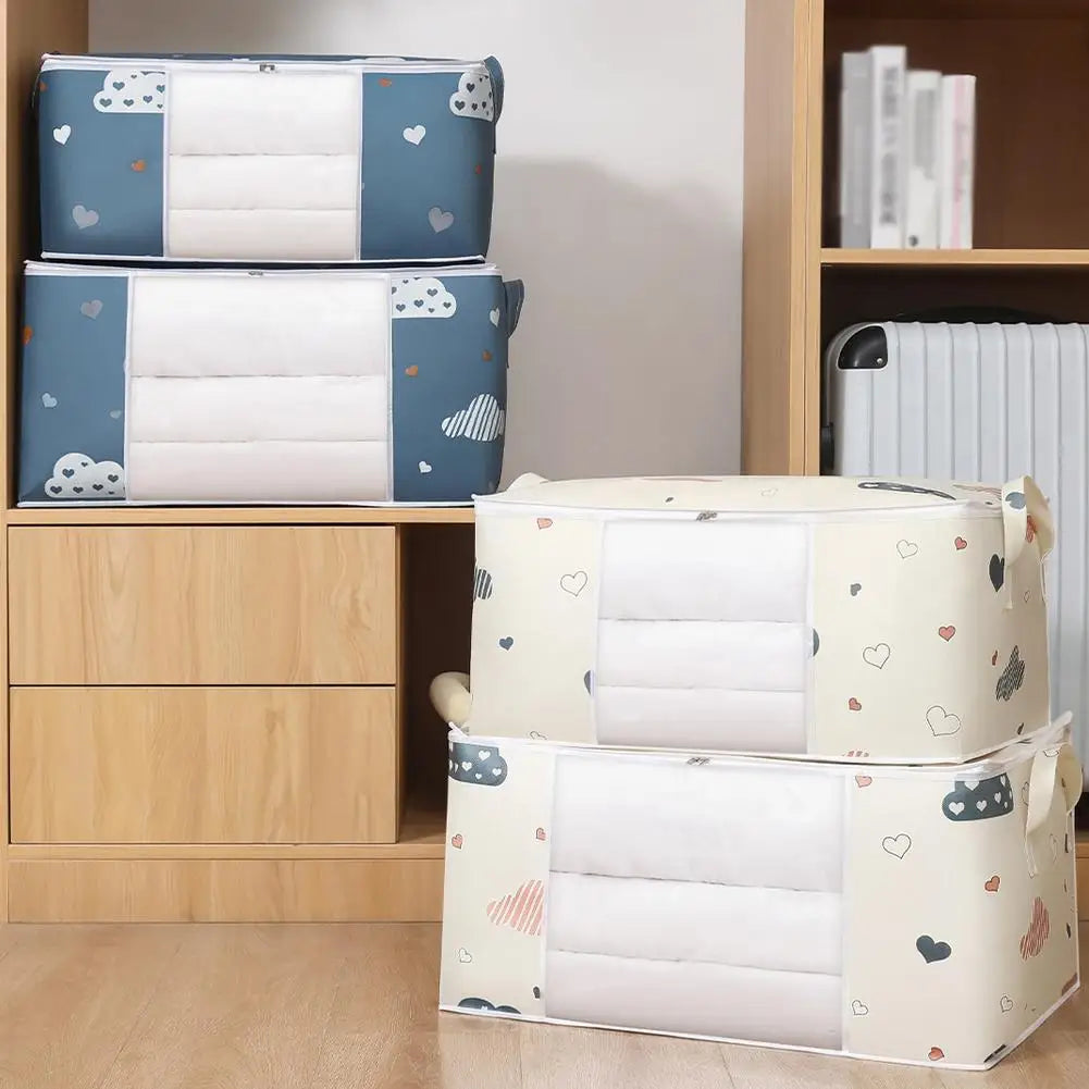 Quilt & Duvet Storage Bag – Moisture-Proof Closet Organizer Bedding Storage Bag Richie's
