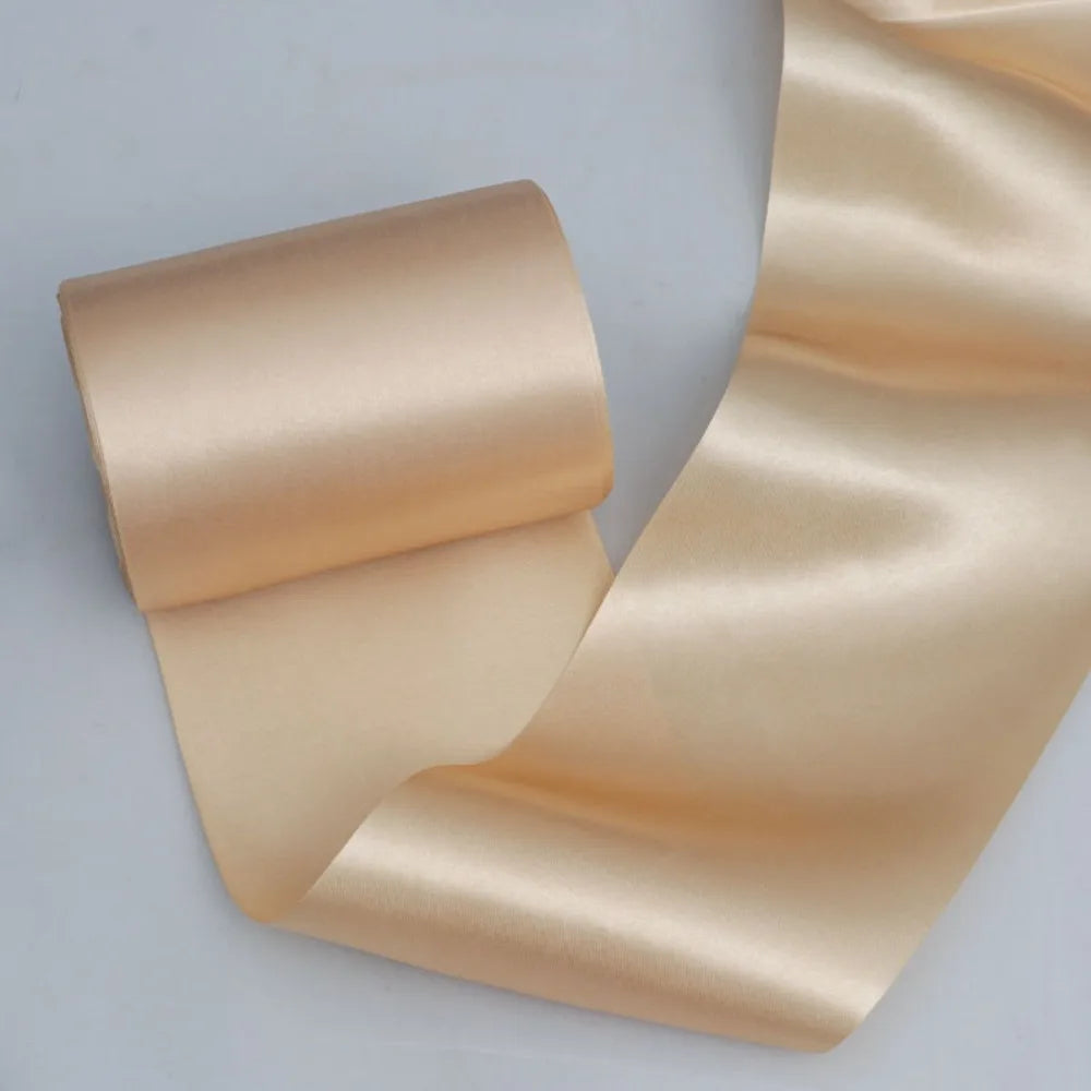 15cm Wide Satin Ribbon 20m Roll – Multicolor Polyester DIY Satin Craft Ribbon Richie's Gold L