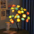 USB Rose Flower Tree LED Table Lamp | Warm Holiday Decor LED Decorative Lamp Richie's Colorful