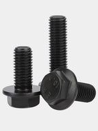 Hex Flange Bolts M6–M16 Grade 10.9 Carbon Steel Black Hex Flange Bolts Richie's