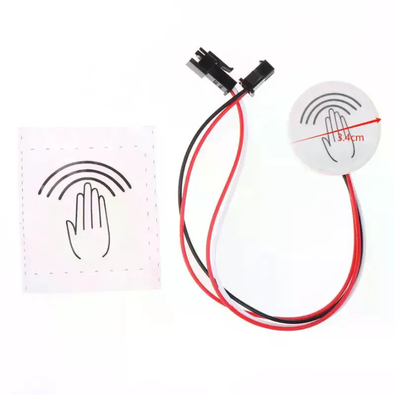 Touch Sensor LED Dimmer Switch 2-Pin Hand Sweep 3.7V–24V Touch Dimmer Switch Richie's