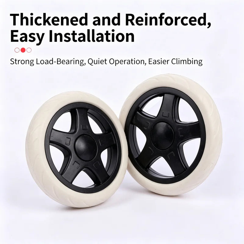 Replacement Shopping Cart Caster Wheels – Anti-Slip 2 Pack Replacement Caster Wheels Richie's 2PCS 1