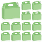 20 Pcs Light Green Kraft Paper Party Favor Boxes | Gift Packaging Party Favor Boxes Richie's
