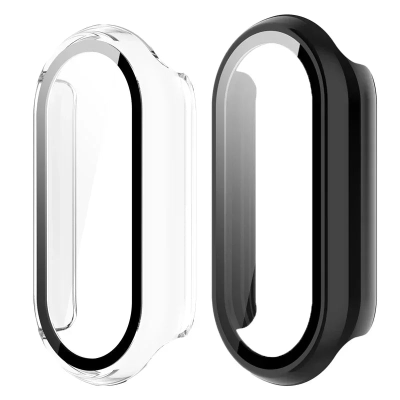 Xiaomi Mi Band 9 & 10 Protective Case with Screen Protector Smartwatch Protective Case Richie's 1 Black 1 Clear