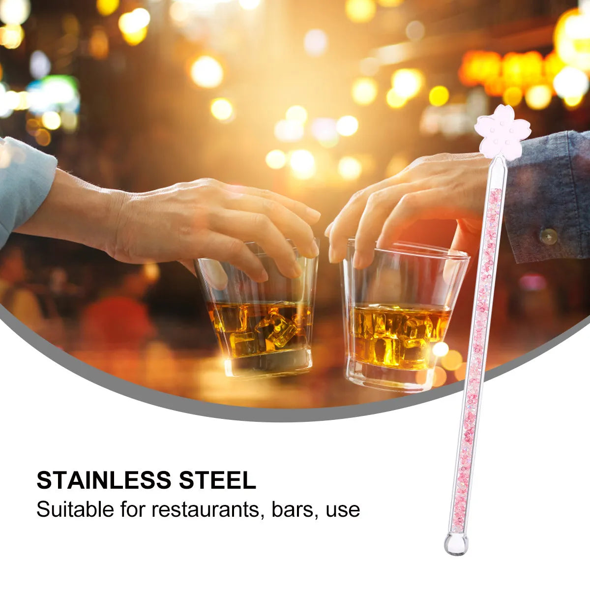 Star Borosilicate Glass Stirring Rod – Cocktail Mixing Stick Glass Stirring Rod Richie's
