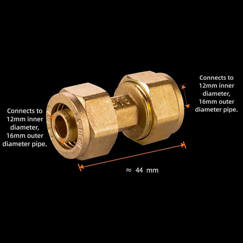 Brass Pipe Fitting 2/3 Way Male Female Thread Solar Heater Brass Pipe Fitting Richie's 3