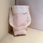 Lace Floral Water Bottle Cloth Bag – Portable Sleeve Carrier Bottle Sleeve Bag Richie's Pink