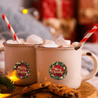 500 Pcs Christmas Round Stickers – Xmas Gift & Craft Labels Christmas Stickers Richie's